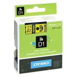 Dymo 19MM X 7M Dymo D1 Black on Yellow